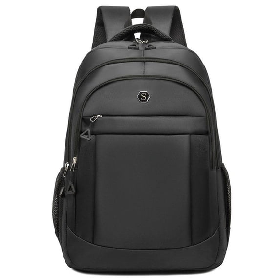 Oxford Fabric Zipper Backpack with Charm