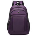 thumbnail image 1 of Oxford Fabric Zipper Backpack with Charm, 1 of 5