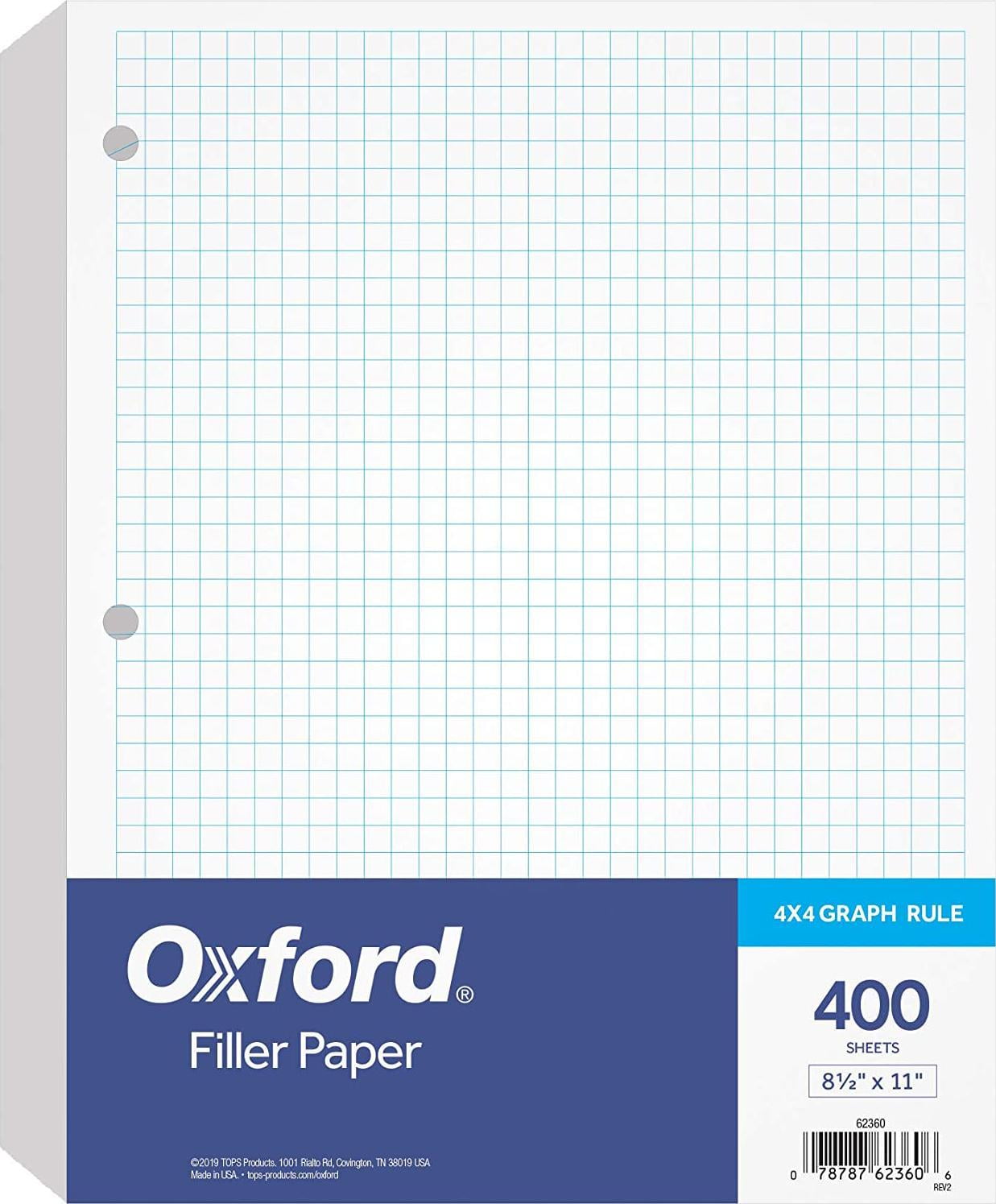 Oxford Filler Paper, 8-1/2
