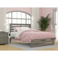 thumbnail image 1 of AFI Oxford 14" Full Wood Platform Bed Frame with Headboard and Footboard, Grey, 1 of 6