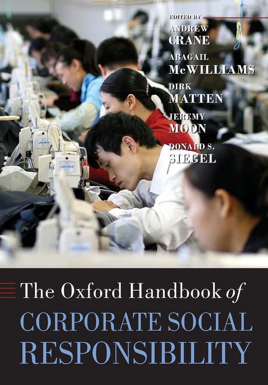 Oxford Handbooks The Oxford Handbook of Corporate Social Responsibility ...