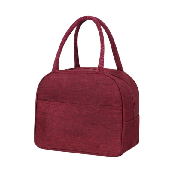 3P Experts  3P-LUNCHBAG-WRED Insulated Oxford Lunch Tote