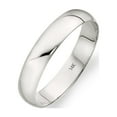 thumbnail image 1 of Oxford Ivy Men's 14K White Gold 4mm Traditional Fit Plain Wedding Band  Ring Size 11, 1 of 5
