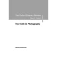 thumbnail image 1 of Pre-Owned Oxford Literary Review Special Issues: The Truth in Photography (Paperback), 1 of 1