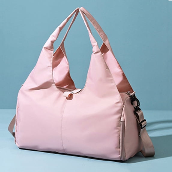 Oxford Mat Carry Bag Waterproof Fitness Storage Bag for Outdoor Camping (Pink)