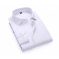 thumbnail image 1 of Oxford Men's Long Sleeve Solid Color Business Dress Shirt Compare to Gioberti, 1 of 2