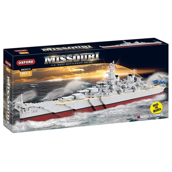 Oxford Missouri US Navy Battleship (1071 Pieces)