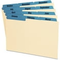 thumbnail image 1 of Oxford, OXF05813, Laminated Tab Index Card Guides, 12 / Set, 1 of 4
