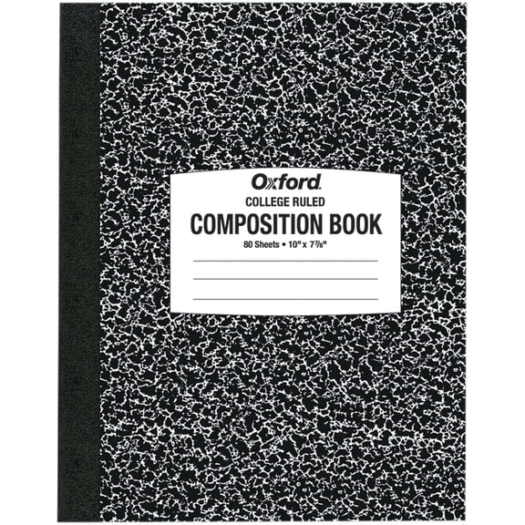 Oxford, OXF26252, Tops College-ruled Composition Notebook, 1 Each