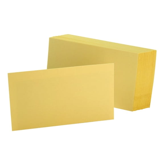 Oxford, OXF7320CAN, Colored Blank Index Cards, 100 / Pack