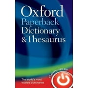 Oxford Paperback Dictionary & Thesaurus, Paperback