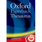 Oxford Paperback Thesaurus, Paperback