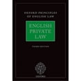 thumbnail image 1 of Oxford Principles of English Law: English Private Law (Edition 3) (Hardcover), 1 of 1