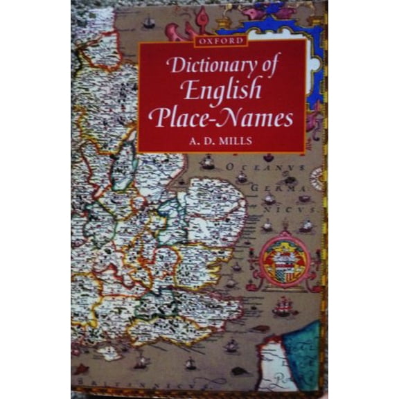 Pre-Owned A Dictionary of English Place-Names (Paperback) 0192800744 9780192800749
