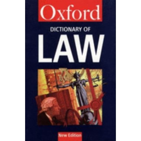 Pre-Owned A Dictionary of Law Oxford Quick Reference Paperback Martin, Elizabeth A.