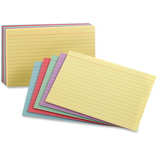 DocIt Organizers Index Card Holder 3 x 5, School Index Cards and