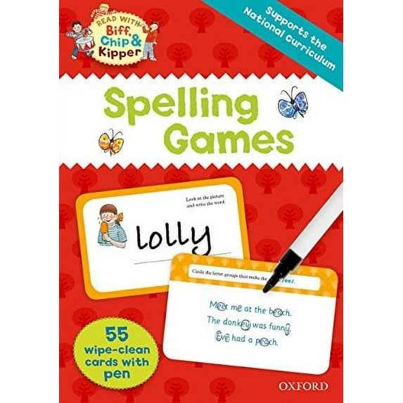 Oxford Reading Tree Read With Biff, Chip And Kipper: Spelling Games Flashcards