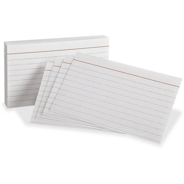 Pacon Ruled Index Cards - Front Ruling Surface - Ruled - 0.25