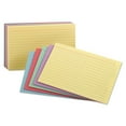 thumbnail image 1 of Oxford Ruled Index Cards, 5 x 8, Blue/Violet/Canary/Green/Cherry, 100/Pack, 1 of 7