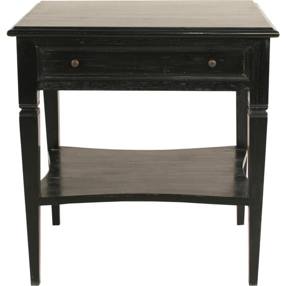Oxford Side Table-Mahogany Black Jupe Style