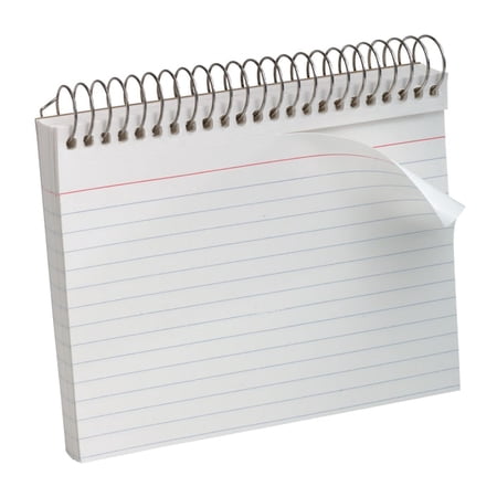 Oxford® Spiral-Bound Index Cards, Ruled, 4" x 6", White, Pack Of 50