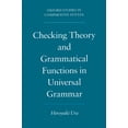 thumbnail image 1 of Oxford Studies in Comparative Syntax Checking Theory and Grammatical Functions in Universal Grammar, (Paperback), 1 of 1