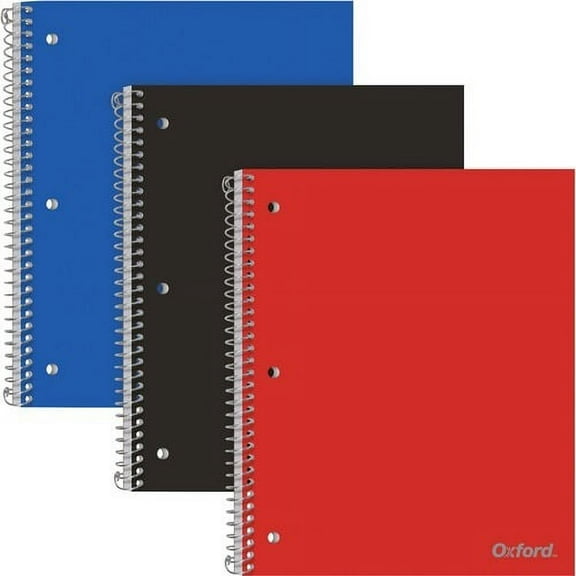 Oxford, TOP10389, 1-Subject Poly Notebook, 3 / Pack