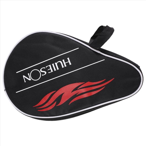 Oxford Table Tennis Racket Case Cover with Ball Storage Bag, for Ping Pong Paddles, Black