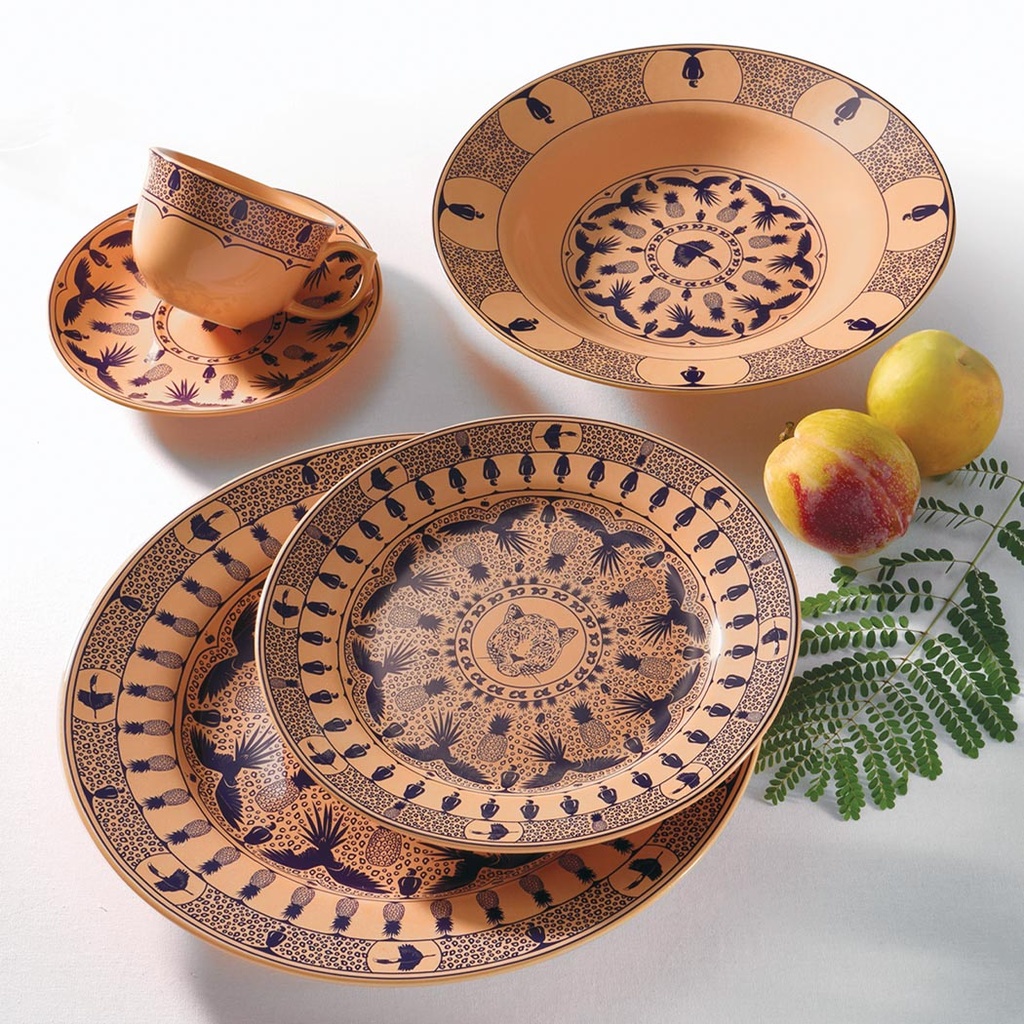 Elama Luxmatte White 20 Piece Dinnerware Set