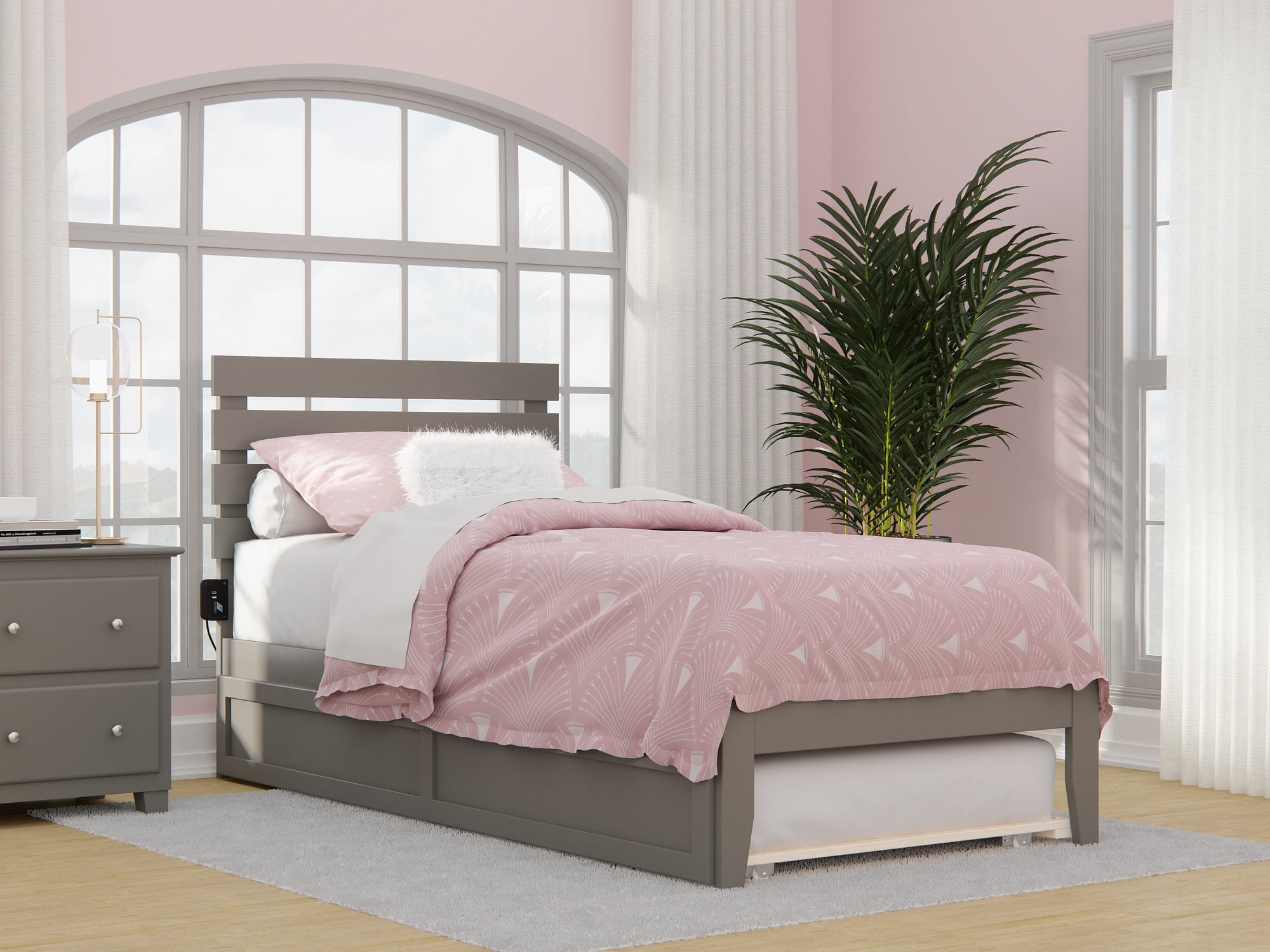 Oxford Twin Extra Long Bed with USB Turbo Charger and Twin Extra Long ...