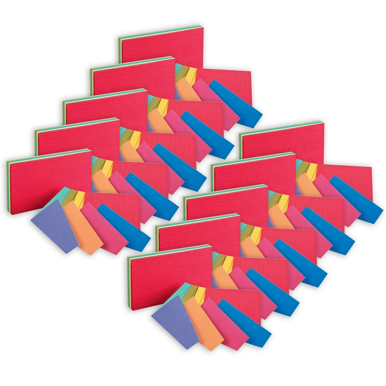 Oxford Neon Glow Ruled Index Cards - Front Ruling Surface - Ruled - 3 Oxford Neon Glow Ruled Index Cards - Front Ruling Surface - Ruled - 3