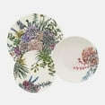 Oxford Unni Decor, Botanic Stoneware 12 Piece Dinnerware Set, Service ...