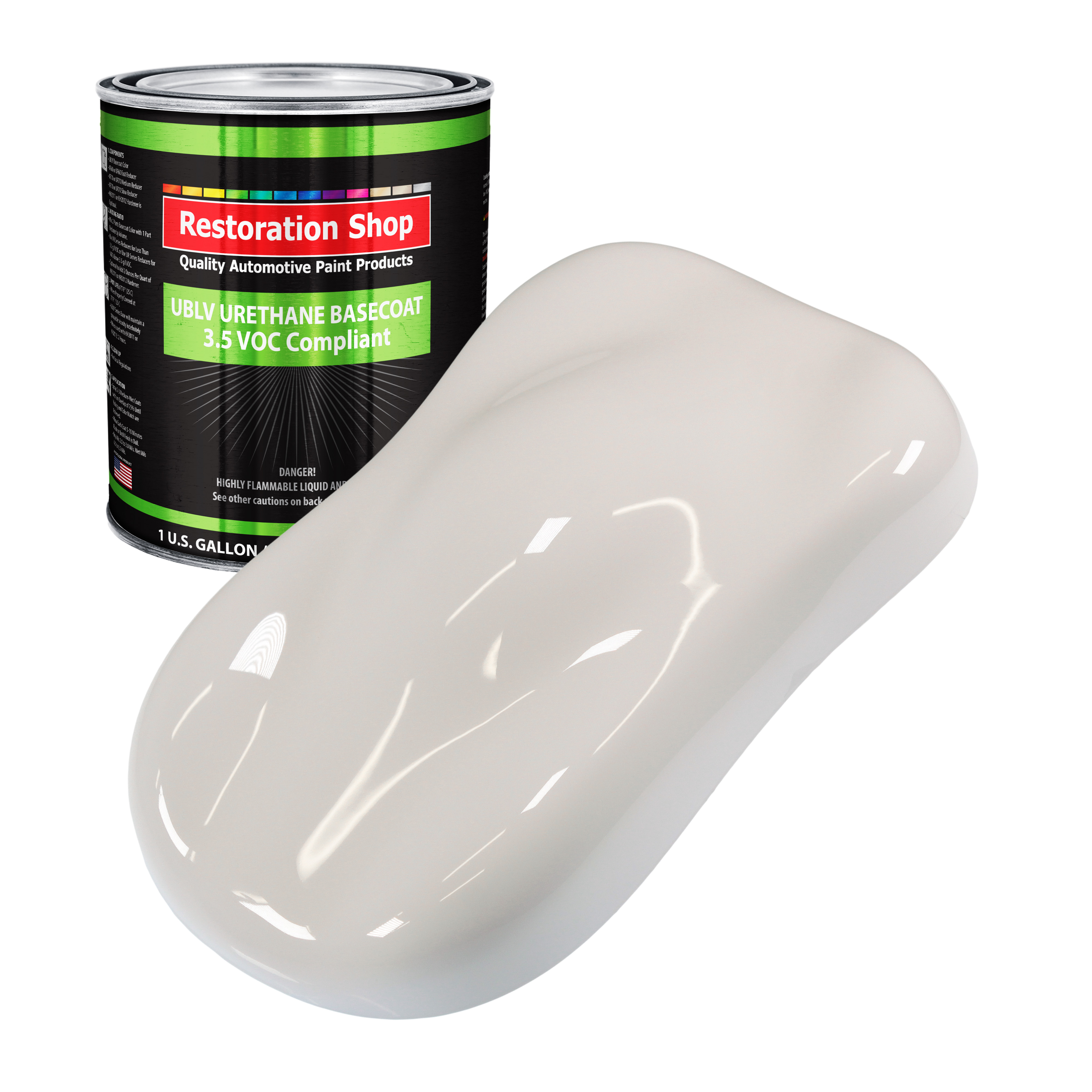 Oxford White 1 Gallon Low VOC URETHANE BASECOAT Car Auto Body Paint