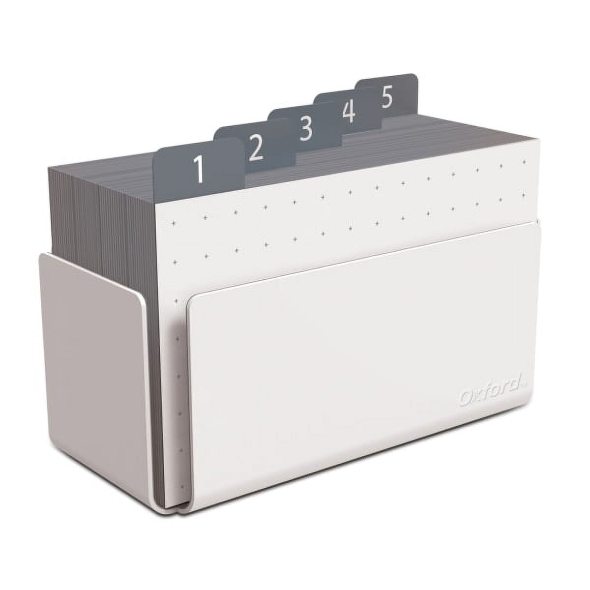 Oxford® at Hand Note Card Organizer, Charcoal
