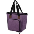 thumbnail image 1 of Oxford cloth woven handbag, multifunctional storage tote bag, wide mouth design, long-lasting zipper and shoulder straps, 1 of 5