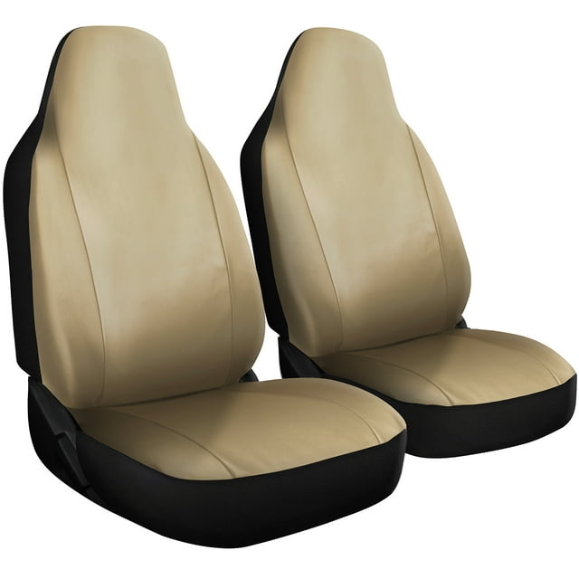 Oxgord Car Seat Covers Cloth Mesh Universal Fit (Beige)