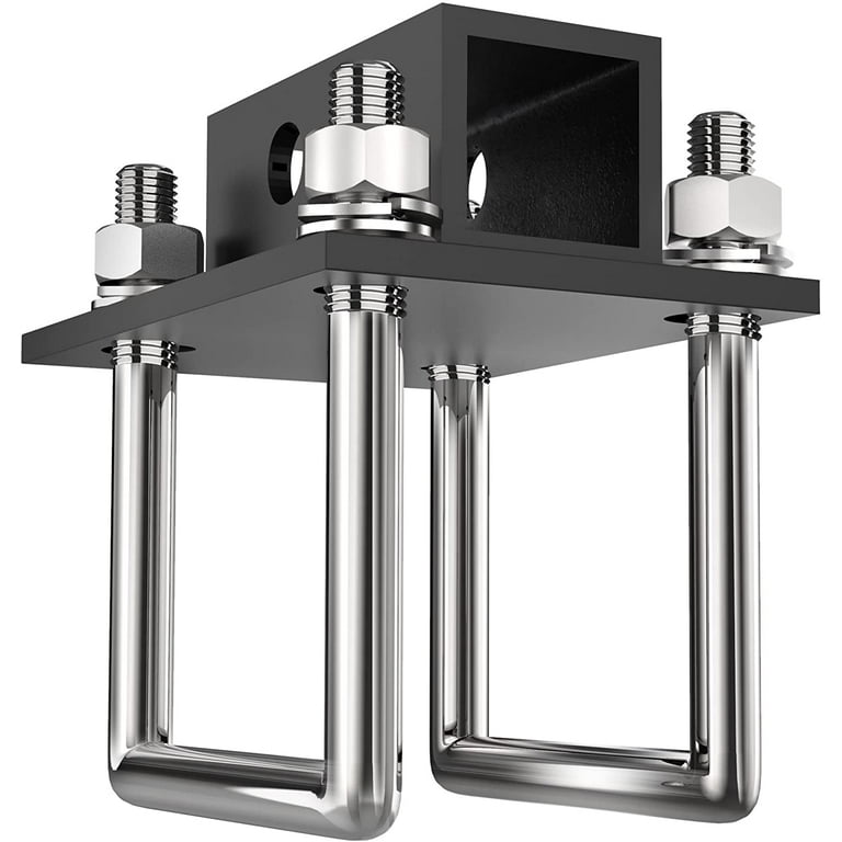 Oxgord RV Bumper Hitch Bike Rack Carrier Receiver Adapter for 4 inch Square Rear Bar Frame Mount Car Accessory Walmart
