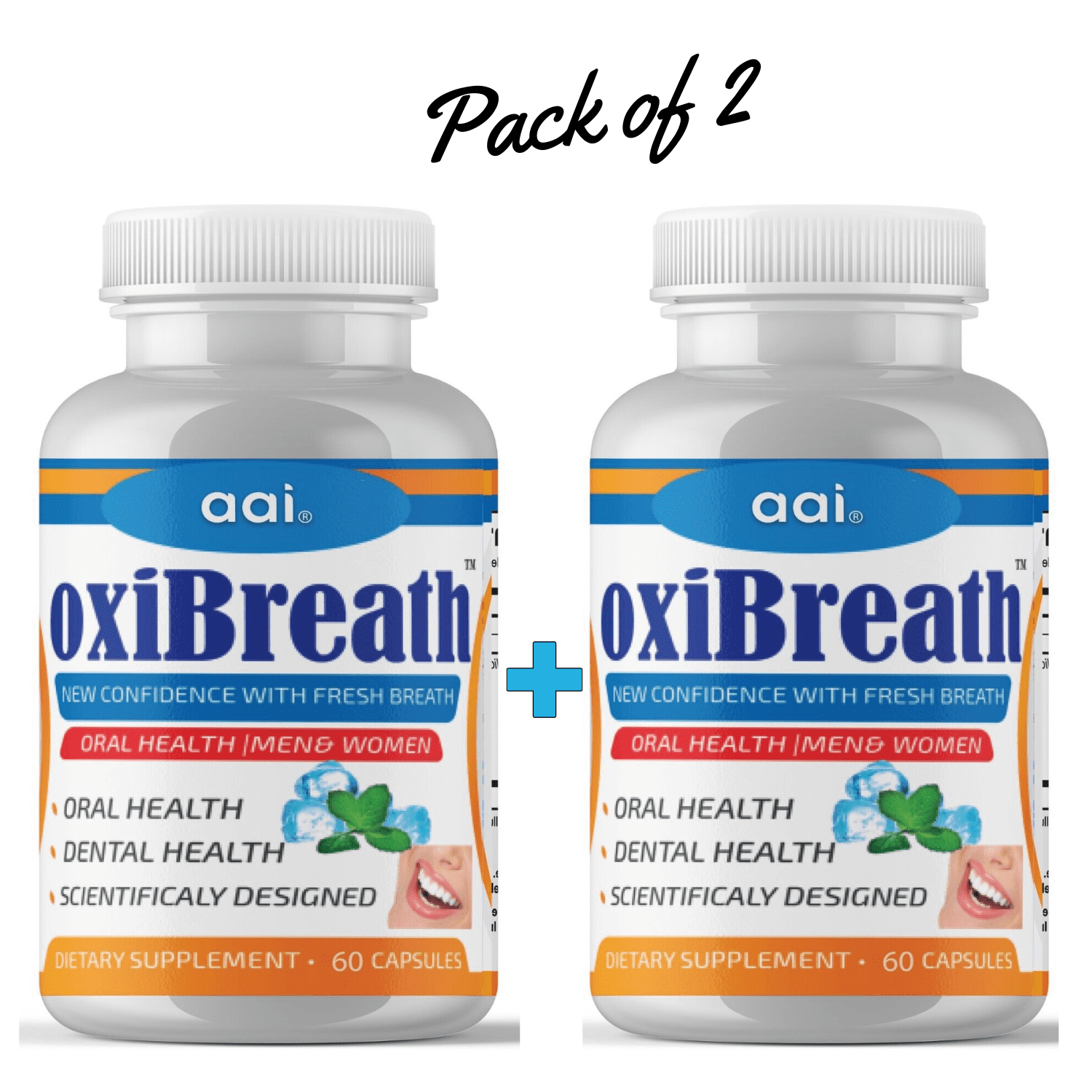 Oxi Breath Breath Freshener Capsules (120ct), Fresh Breath from the