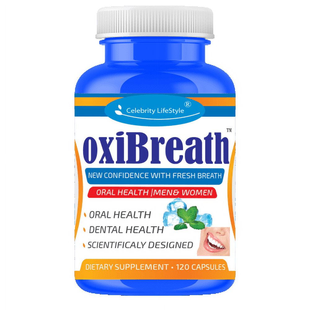 Oxi Breath Breath Freshener Capsules (120ct), Fresh Breath from the