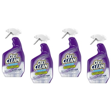Oxi Clean plus Bleach, No Drip Foam, Mold & Mildew Bathroom Stain Remover 30 oz. (Pack of 4)