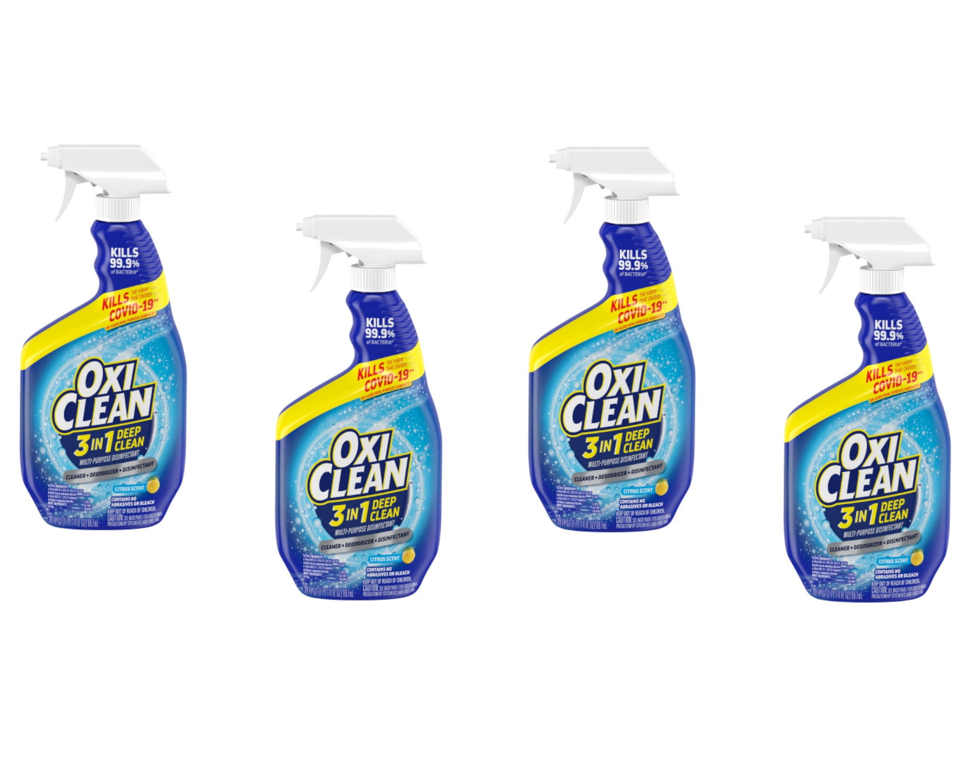 OxiClean 3 in 1 Deep Clean Multipurpose Disinfectant Spray, 30 Ounce