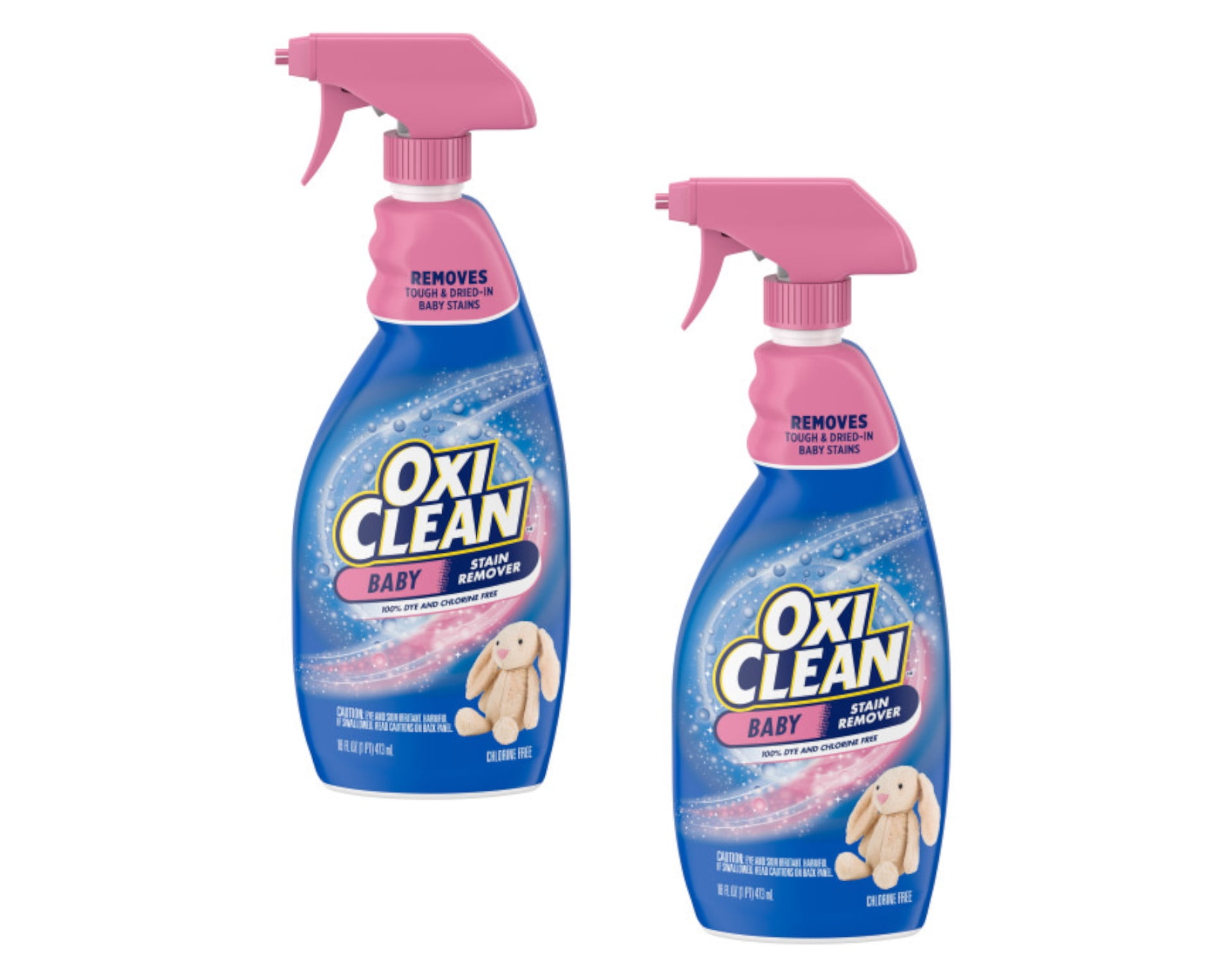 OxiClean Baby Stain Remover Spray, 16 Fl. Oz Pack of 2