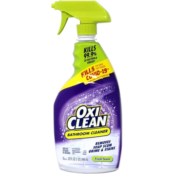 OxiClean Bathroom Cleaner Fresh, 32 Oz, 2 Pack