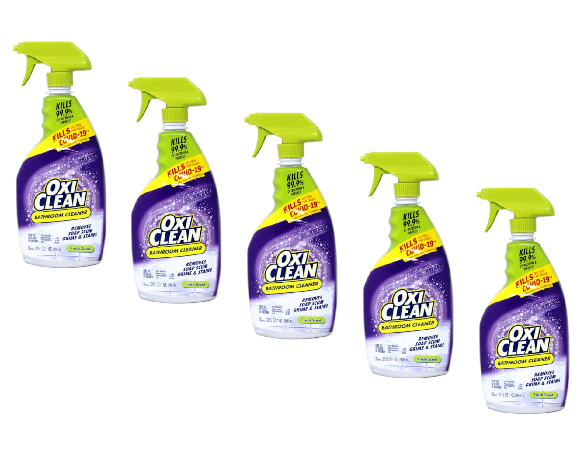 OxiClean Bathroom Cleaner Fresh 32 oz 5 Pack