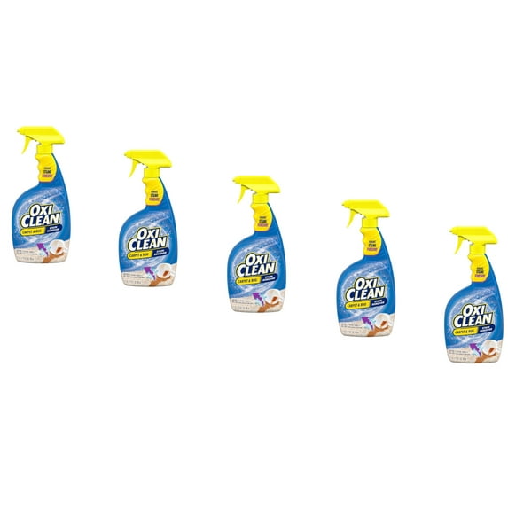 OxiClean Carpet & Rug Stain Remover Spray, 24 Ounce - Pack of 5