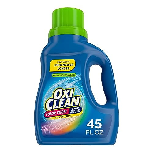 OxiClean Color Boost Color Brightener plus Stain Remover Liquid FREE 45oz