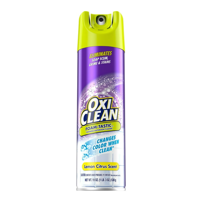 OxiClean Tub Spray, Citrus Scented Bathroom Cleaner, Hard