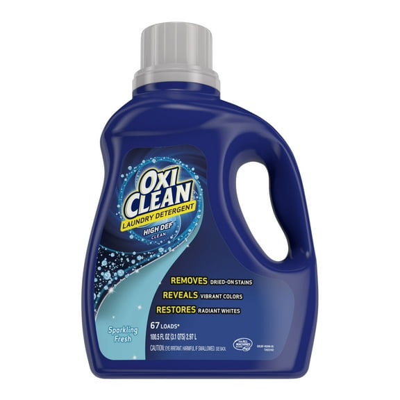 OxiClean Liquid Laundry Detergent, Sparkling Fresh Scent, 100.5 oz.