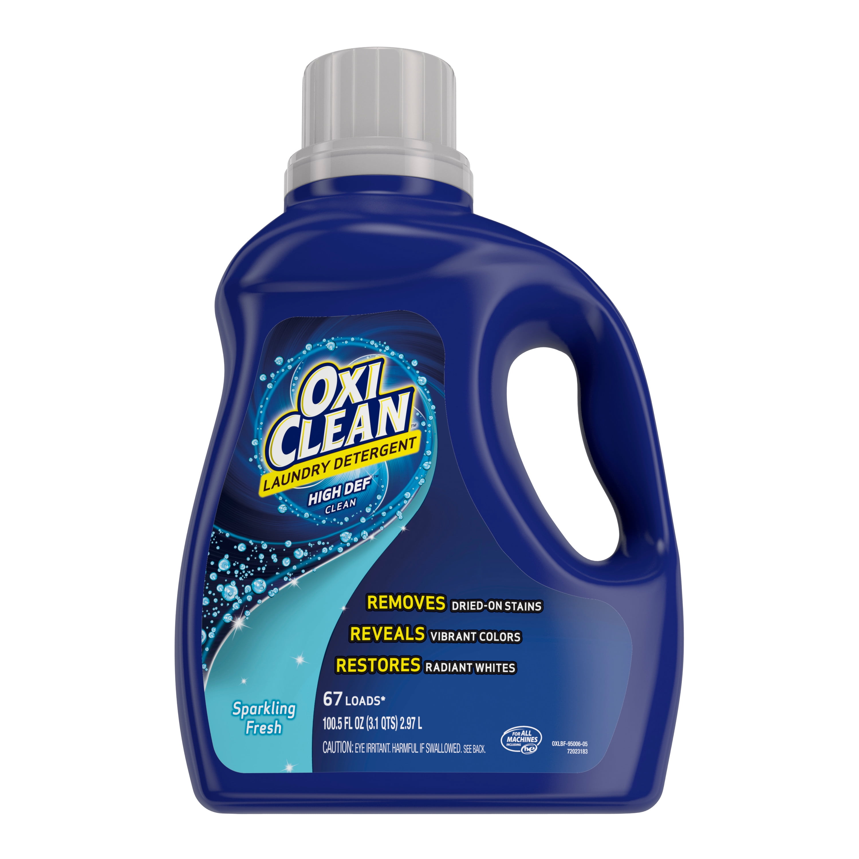 OxiClean Liquid Laundry Detergent, Sparkling Fresh Scent, 100.5 oz.