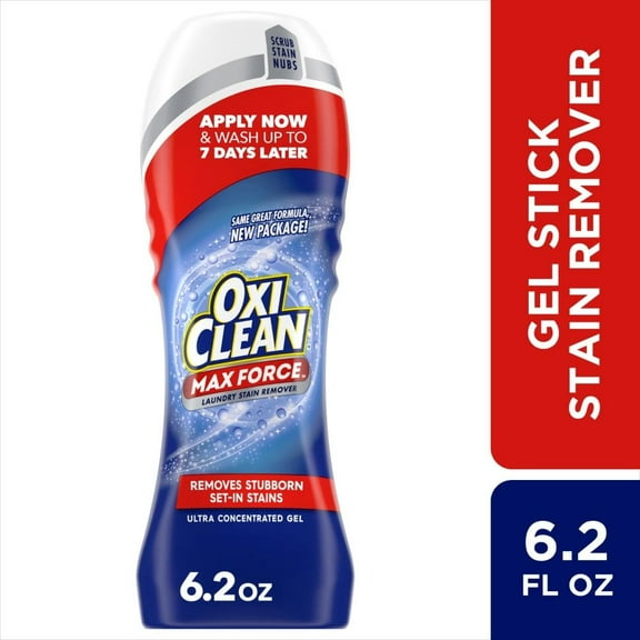 OxiClean Max Force Laundry Stain Remover Gel Stick 6.2 fl oz - Pack of 3